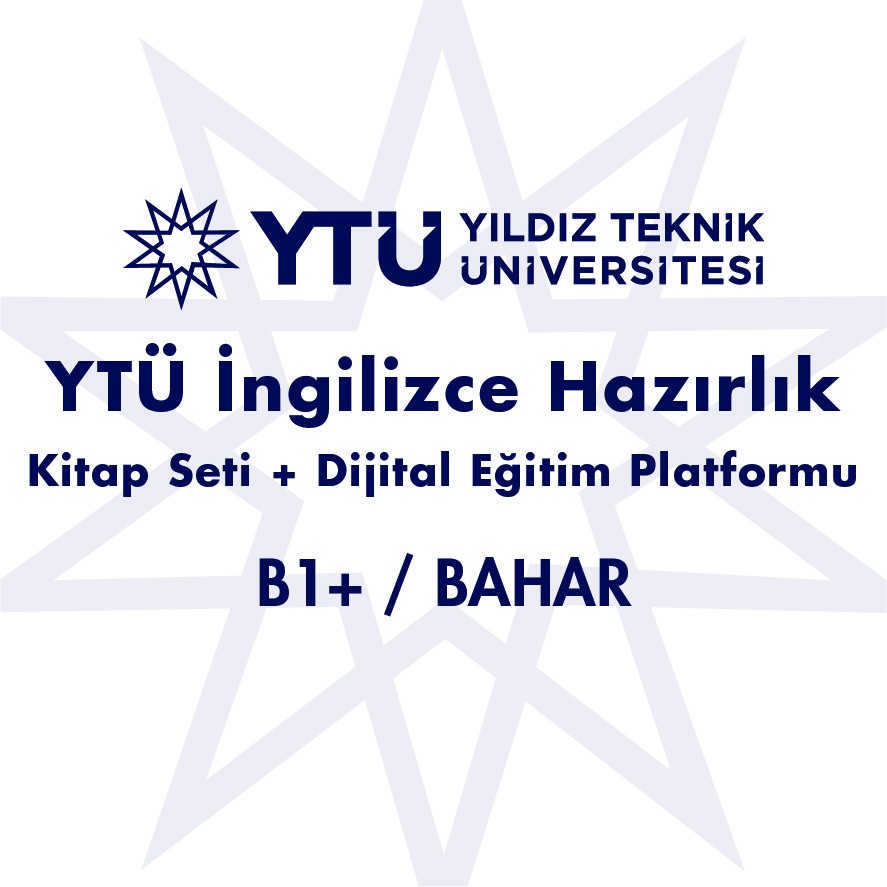 YTÜ İngilizce Hazırlık Kitap seti + Dijital Eğitim Platformu  B1+ / BAHAR