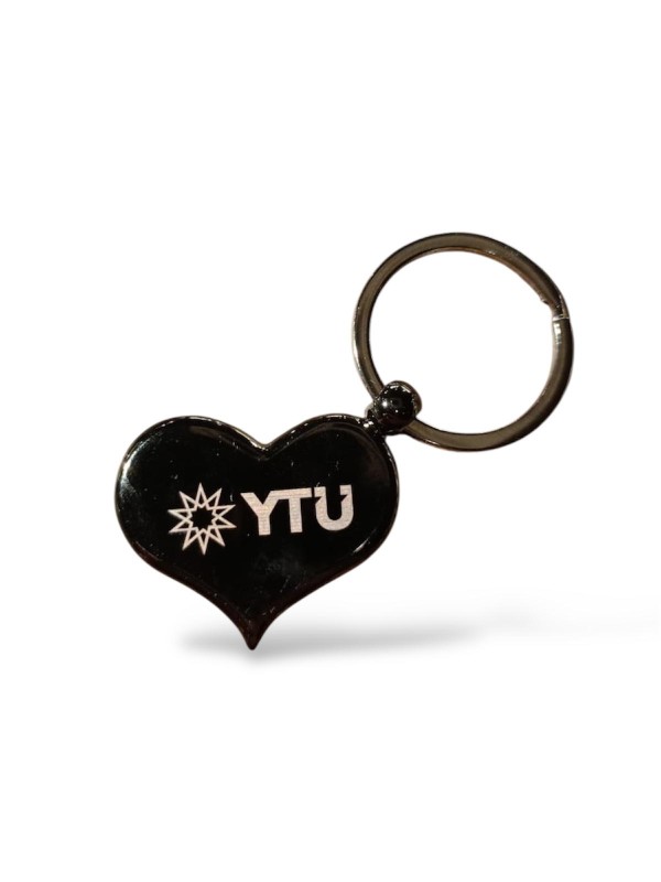 YTÜ - KALPLİ Metal Anahtarlık