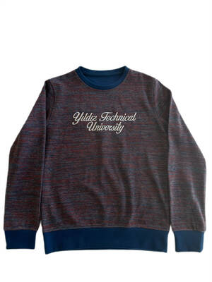 YTÜ Yıldız Baskılı Sweatshirt